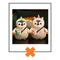 Kawaii knuffel pinguin unicorn